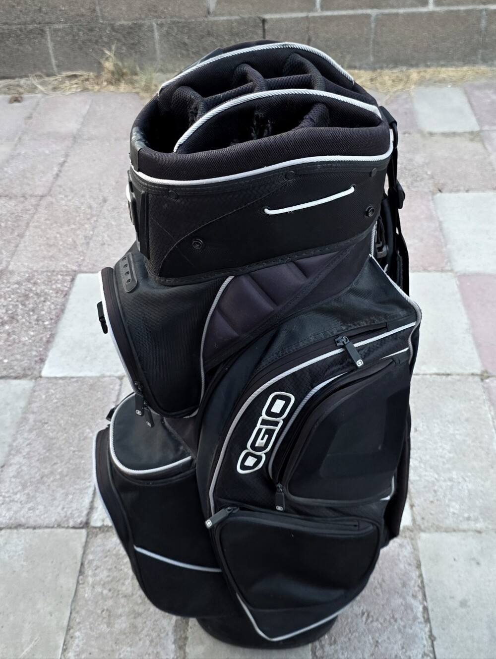 Ogio Spyke 11-Way Top Divider Hybrid Golf Stand Bag Lift Grip multiple pockets
